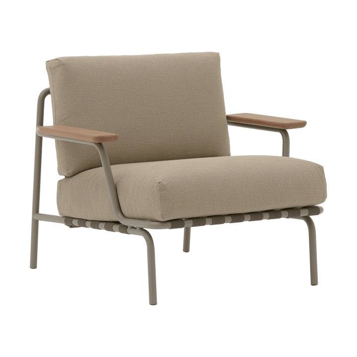 Settle Lounge Chair πολυθρόνα - Ribbed Weave 5 Taupe - Muuto