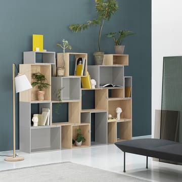 Stacked 2.0 αν�οιχτό ράφι, μεγάλο - δρυς - Muuto