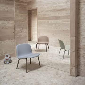 Πολυθρόνα Visu lounge επενδεδυμένη  - Steelcut 120-brown stained oak - Muuto