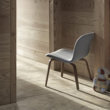 Πολυθρόνα Visu lounge επενδεδυμένη  - Steelcut 120-brown stained oak - Muuto