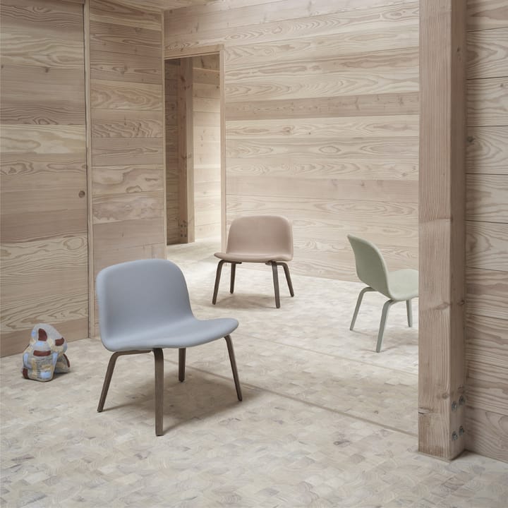 Πολυθρόνα Visu lounge επενδεδυμένη , Steelcut 775-Oak Muuto