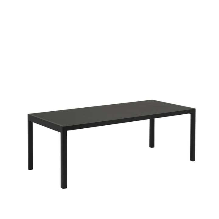 Τραπεζαρία Workshop - Black linoleum-Black 200x92 cm - Muuto