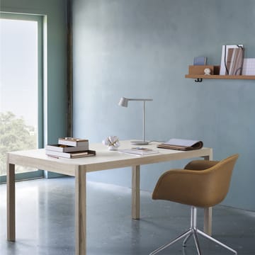 Τραπεζαρία Workshop - Grey linoleum-Oak 200x92 cm - Muuto