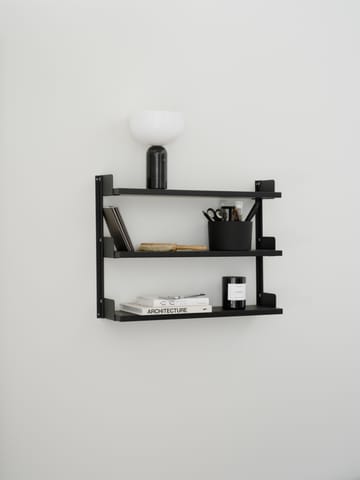 New Works Tea Shelf ράφι τοίχου 46x62,5 εκ - Μαύρη τέφρα - New Works