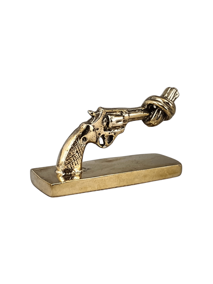 Knotted Gun mini 7 cm - Χαλκινό - Non Violence