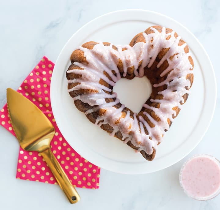 Nordic Ware elegant heart bundt φόρμα ψησίματος, 2,4 L Nordic Ware