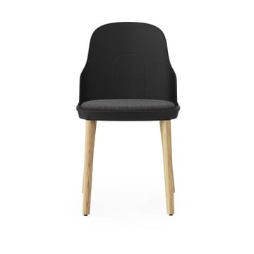 Allez καρέκλα με μαξιλάρι και δρύινα πόδια - Black - Normann Copenhagen