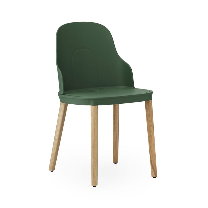 Καρέκλα Allez με ξύλινα πόδια από δρυς - Park green-oak - Normann Copenhagen