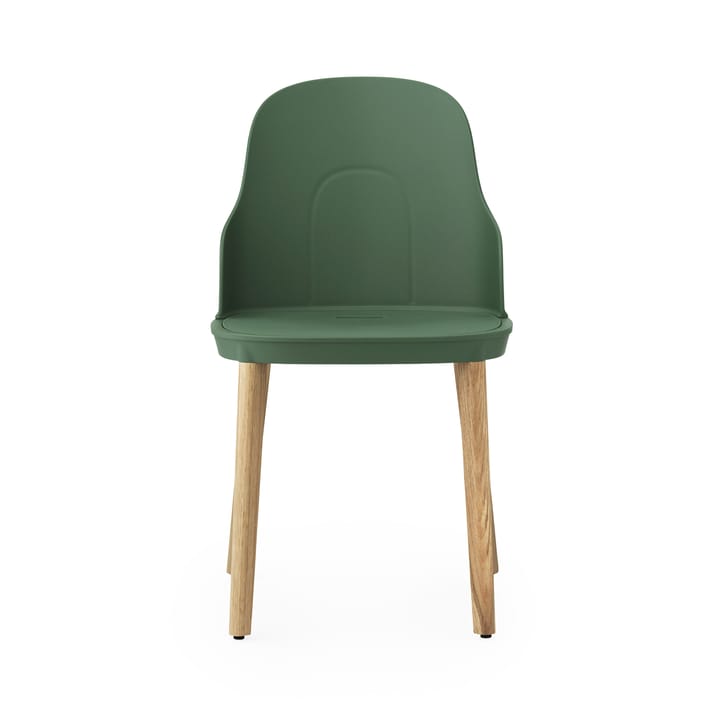 Καρέκλα Allez με ξύλινα πόδια από δρυς - Park green-oak - Normann Copenhagen