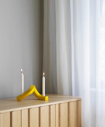 Κεροπήγιο Crooked 2 - Yellow - Normann Copenhagen