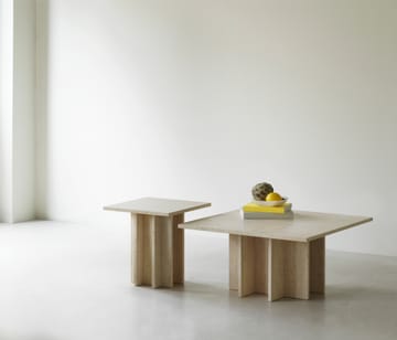 Edge μικρό τραπεζάκι σαλονιού - Travertine - Normann Copenhagen