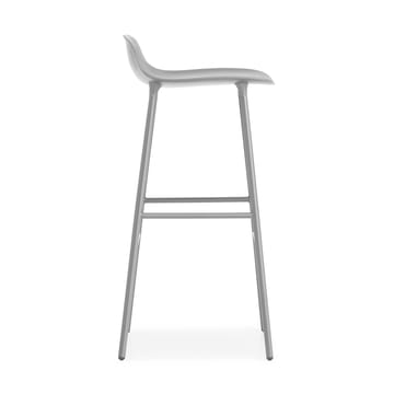 Form σκαμπό με μετταλλικά πόδια 75 cm - Γκρι - Normann Copenhagen