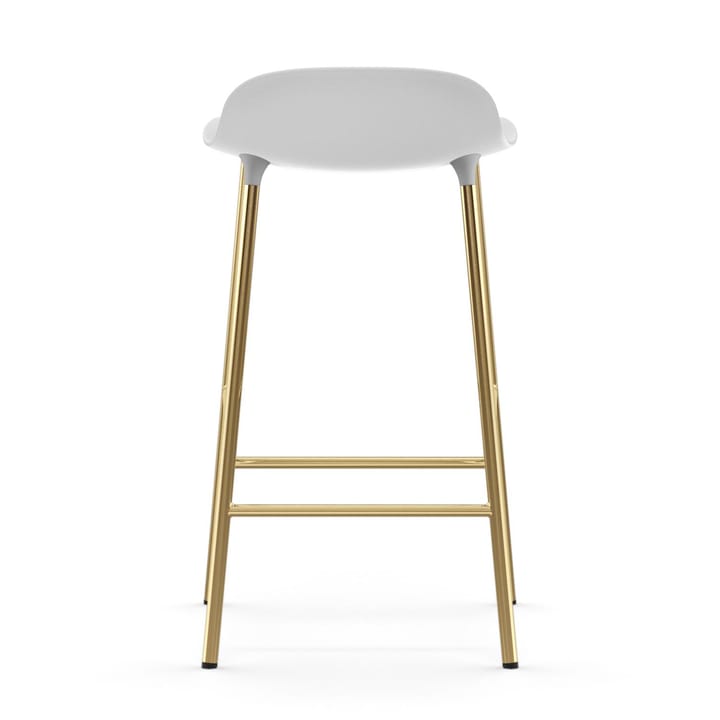 Form σκαμπό με μπρούντζινα πόδια 75 cm, Λευκό Normann Copenhagen