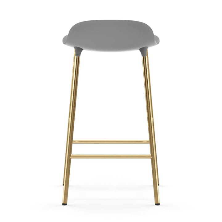 Form σκαμπό με μπρούντζινα πόδια 75 cm, Γκρι Normann Copenhagen