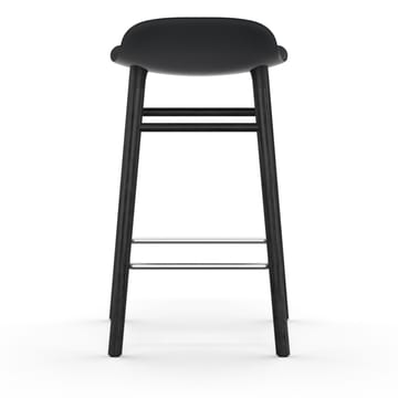 Form Chair σκαμπό με πόδια από βερνικωμένη δρυ 65 cm - Μαύρο - Normann Copenhagen