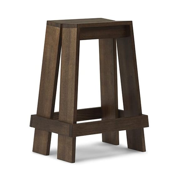 Let σκαμπό μπαρ 65 cm - Brown Stained Ash - Normann Copenhagen