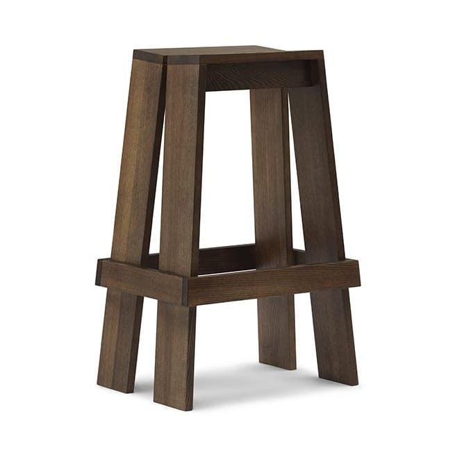 Let σκαμπό μπαρ 75 cm - Brown Stained Ash - Normann Copenhagen