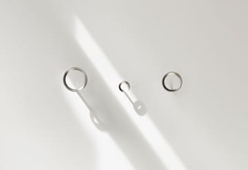 Μικρός γάντζος Loop Ø4,4 cm - Brushed Zinc - Normann Copenhagen