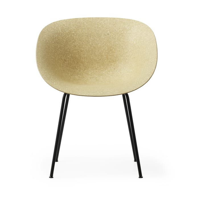 Πολυθρόνα Mat Armchair - Hemp-black steel - Normann Copenhagen