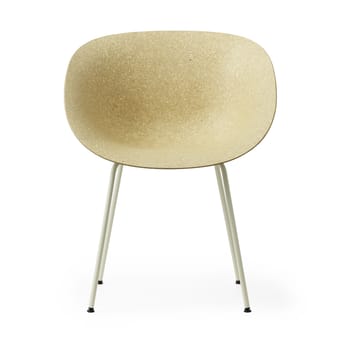 Πολυθρόνα Mat Armchair - Hemp-cream steel - Normann Copenhagen