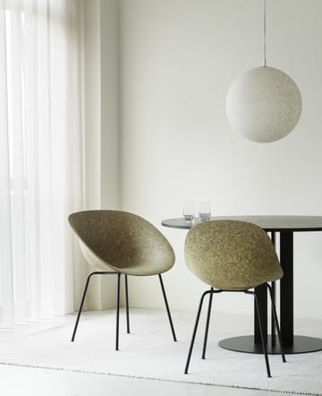 Πολυθρόνα Mat Armchair - Seaweed-black steel - Normann Copenhagen