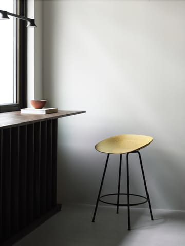 Σκαμπό Μπαρ Mat Barstool 65 εκ. - Hemp-black steel - Normann Copenhagen