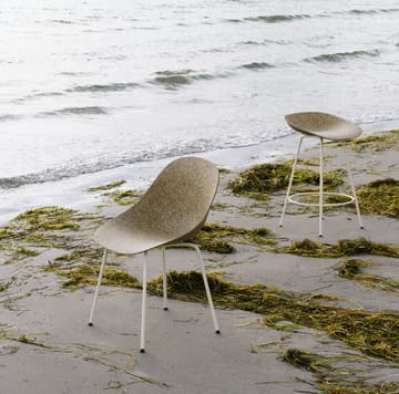 Σκαμπό Μπαρ Mat Barstool 65 εκ. - Seaweed-cream steel - Normann Copenhagen