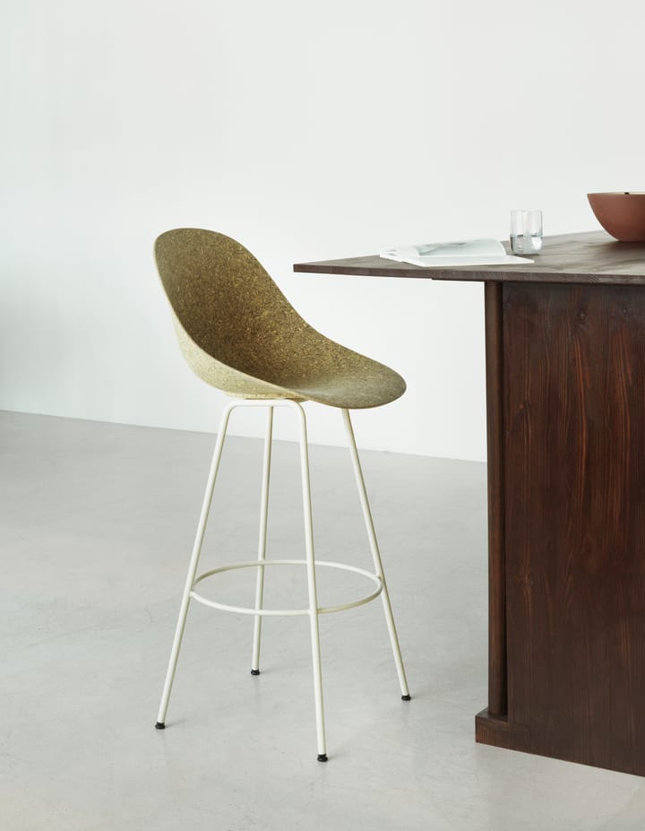 Σκαμπό Μπαρ Mat Barstool 75 εκ. - Seaweed-cream steel - Normann Copenhagen