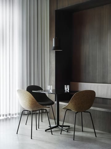 Καρέκλα Mat Chair - Seaweed-black steel - Normann Copenhagen