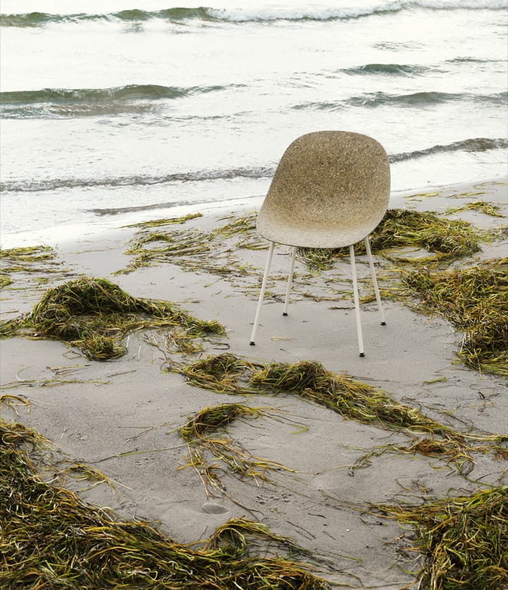 Καρέκλα Mat Chair - Seaweed-cream steel - Normann Copenhagen