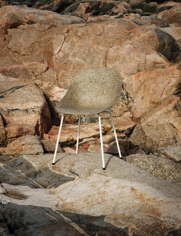 Καρέκλα Mat Chair - Seaweed-cream steel - Normann Copenhagen