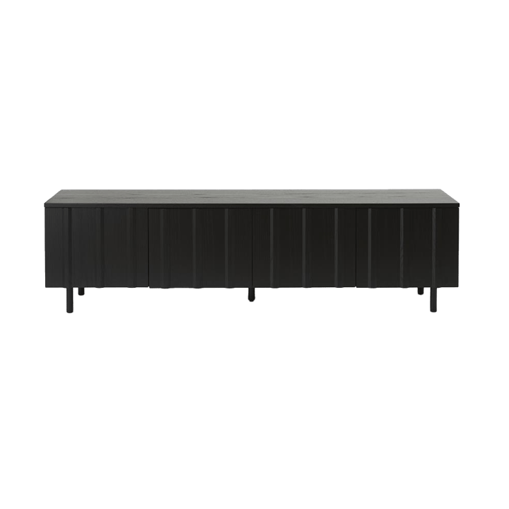 Συρταριέρα Rib χαμηλή - Soft Black - Normann Copenhagen