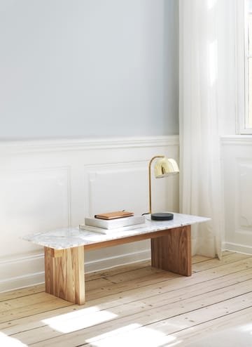 Solid table large τραπεζάκι του καφέ 130x38,5x40 cm - White - Normann Copenhagen