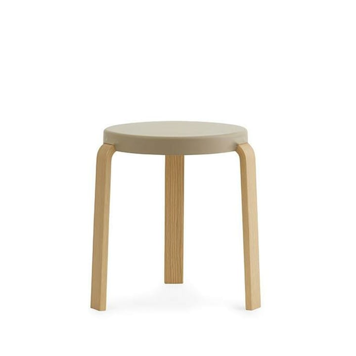 Σκαμπό Tap  - Sand, ξύλο βελανιδιάς - Normann Copenhagen