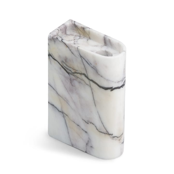 Μονολιθικό κηροπήγιο μεσαίο - Mixed white marble - Northern