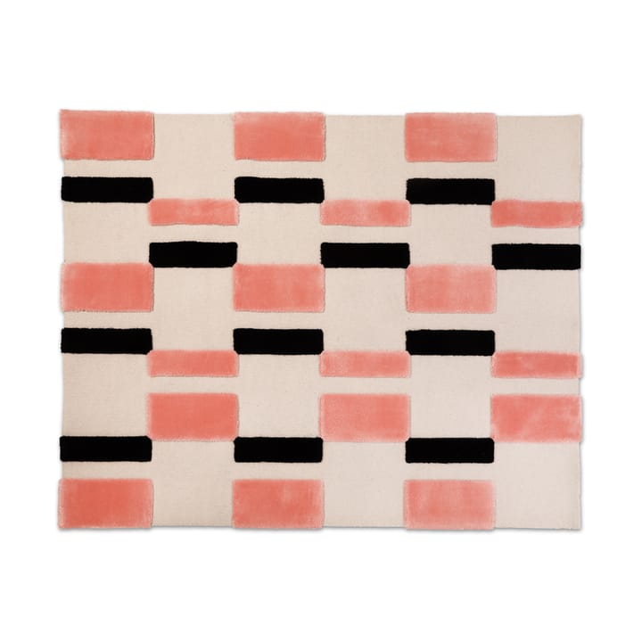 ODC Segment Rug Collection Irregular χαλί - Coral crush-cream-black, 120x200 cm - Ogeborg