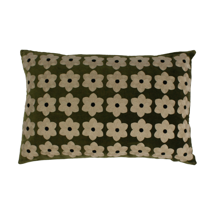 Θήκη μαξιλαριού Daisy 40x60 εκ. - Moss green - Olsson & Jensen