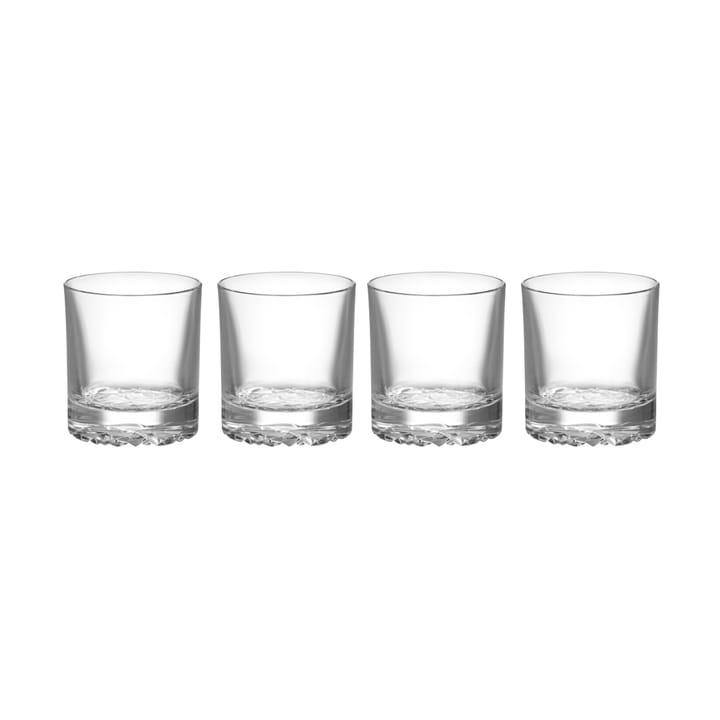 Ποτήρι Carat double old fashioned 28 cl 4-pack - Καθαρό - Orrefors