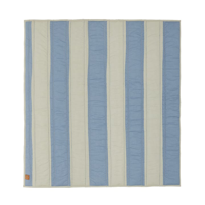 Ριγέ καπιτονέ κουβέρτα Striped 130x140 εκ. - Blue-clay - OYOY