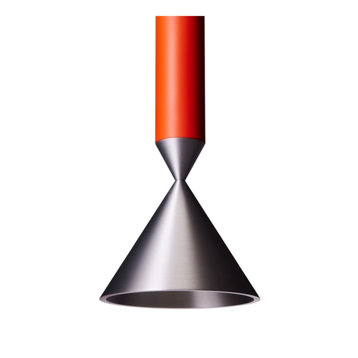 Apollo 59 φωτιστικό οροφής, Red orange-aluminium Pholc