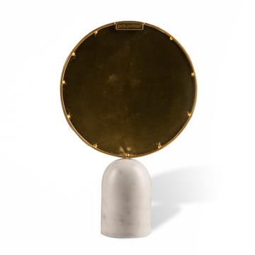 Επιτραπέζιος καθρέφτης με μαρμάρινη βάση - Λευκό - POLSPOTTEN