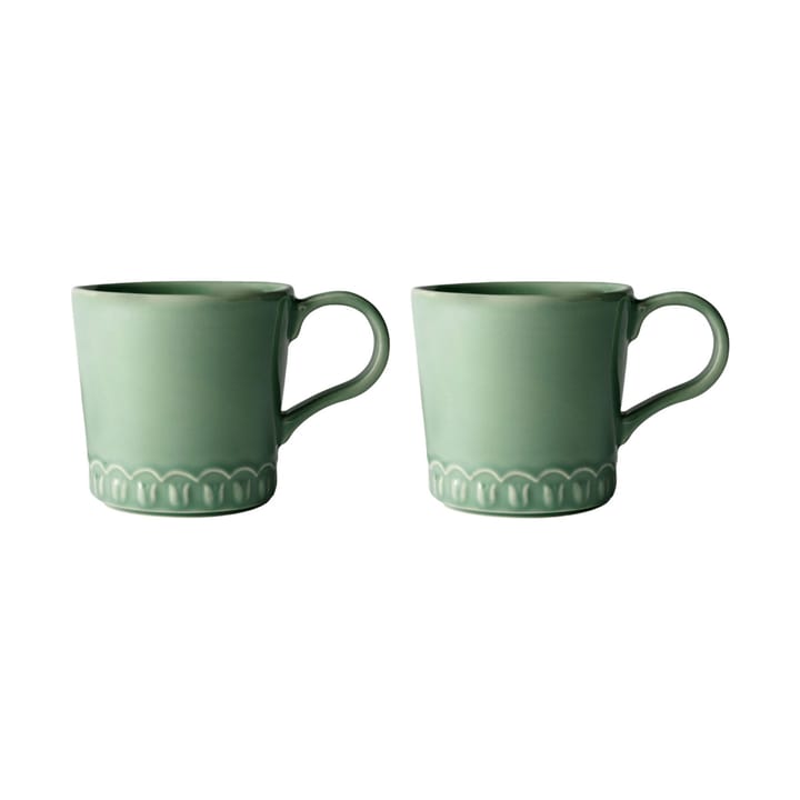 Tulipa �φλιτζάνι 40 cl συσκευασία με 2 τεμ. - Verona green - PotteryJo