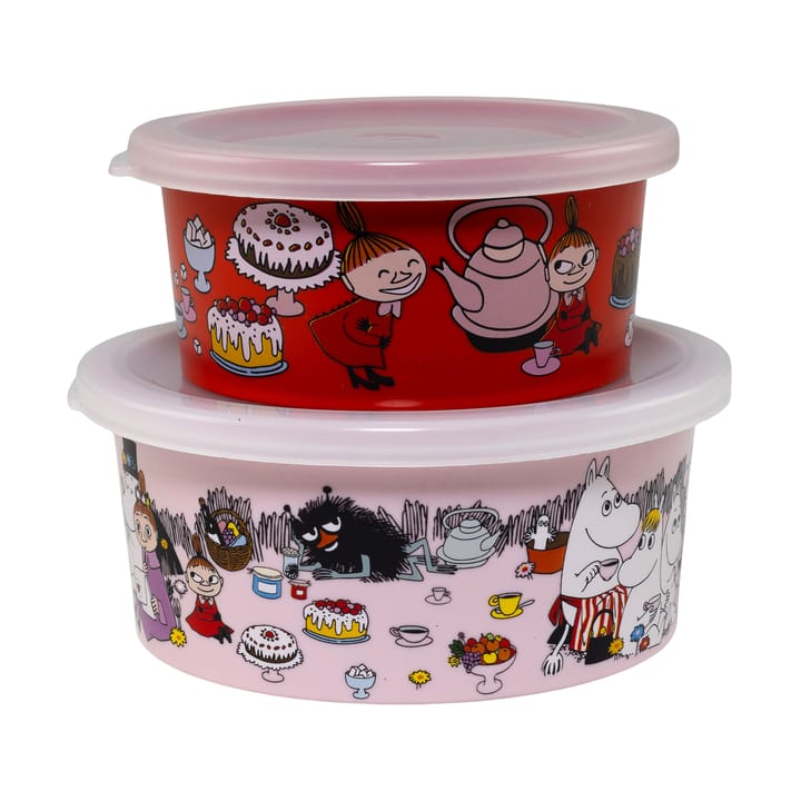 Κουτί σνακ Moomin Picnic Lilla My 2-pack - Multi - Rätt Start