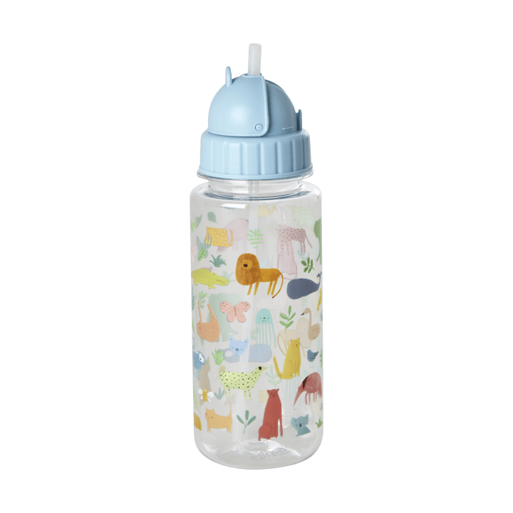 Παιδικό μπουκάλι νερού Rice 45 cl - Sweet Jungle Print-Soft blue - RICE