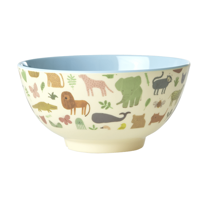 Rice μπολ μελαμίνης μεσαίο - Sweet Jungle Print-Soft blue - RICE