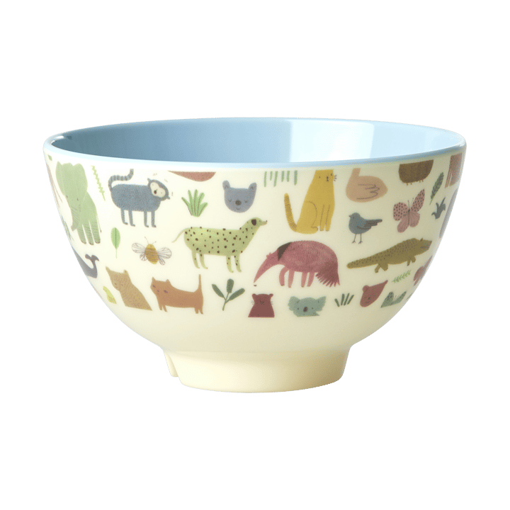 Rice μπολ μελαμίνης μικρό - Sweet Jungle Print-Soft blue - RICE