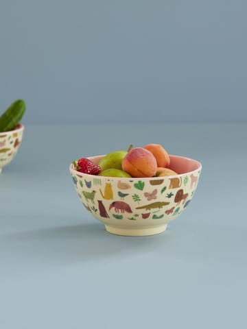 Rice μπολ μελαμίνης μεσαίο - Sweet Jungle Print-Soft Pink - RICE