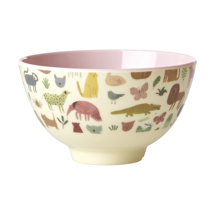 Rice μπολ μελαμίνης μικρό - Sweet Jungle Print-Soft Pink - RICE