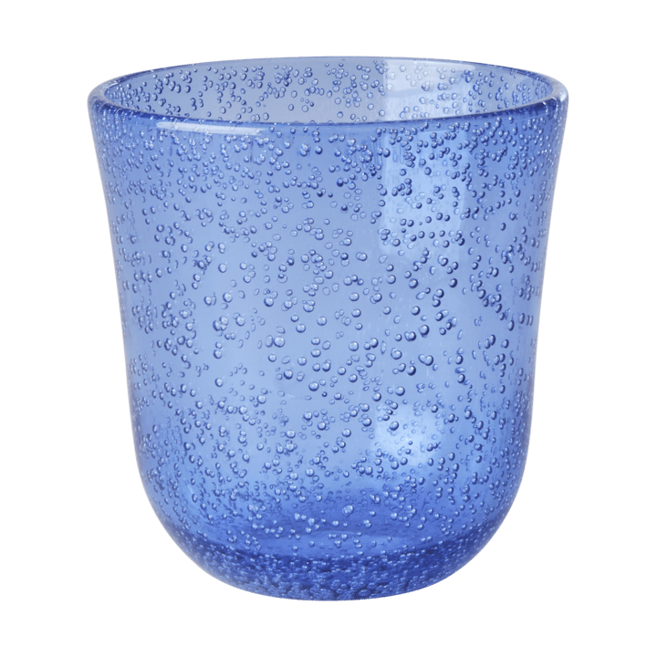 Rice Ποτήρι τύπου tumbler από ακρυλικό bubble design 41 cl - Blue - RICE