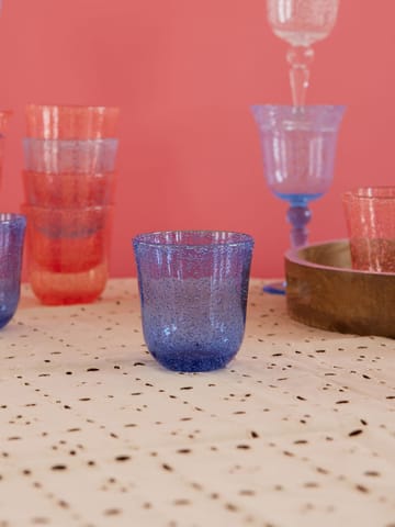 Rice Ποτήρι τύπου tumbler από ακρυλικό bubble design 41 cl - Blue - RICE